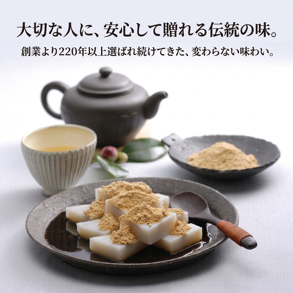大切な人に、安心して贈れる伝統の味