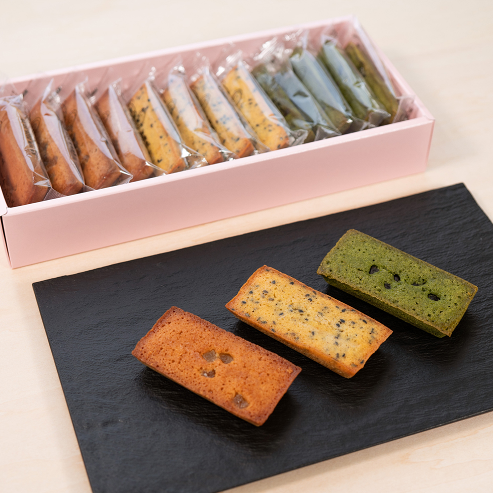 和フィナンシェ12個入り化粧箱詰め【3種の味×各4個入り】