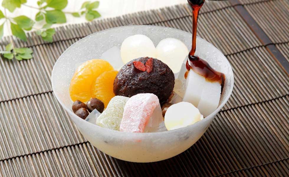 船橋屋 白玉あんみつ