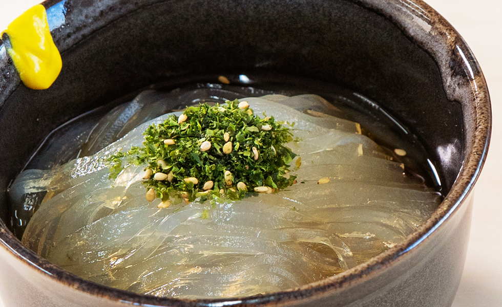 特製ところてんの酢醤油