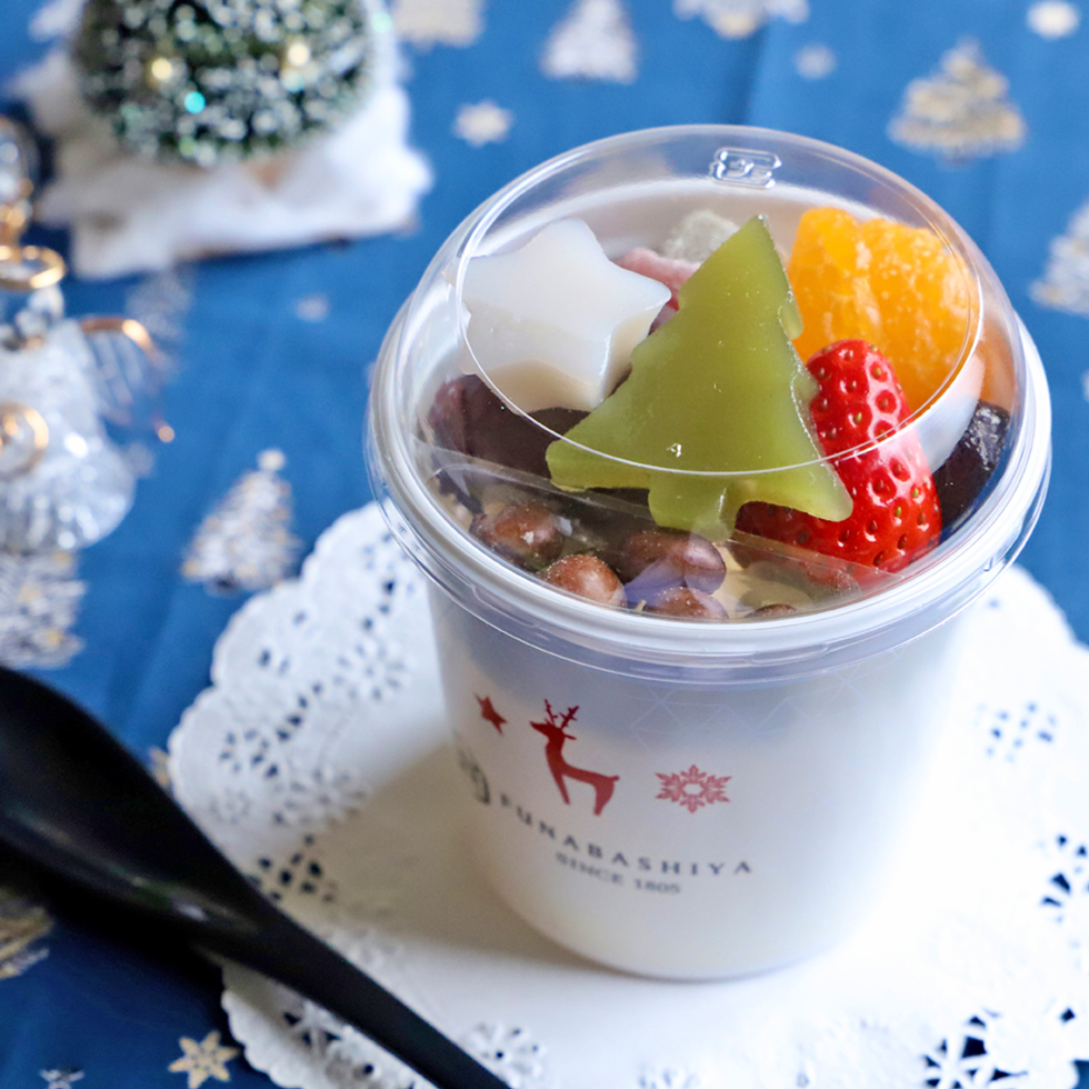 船橋屋クリスマス限定フルーツあんみつ